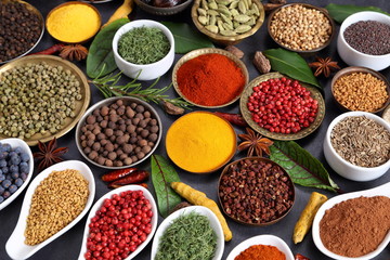 Spices and herbs.