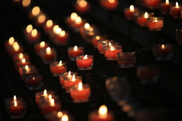 candle night in church