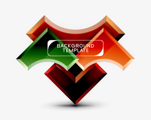 Modern geometrical abstract background