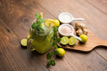 Shikanji is lemonade originating from the Punjab/India. Also known as shikanjvi or Nimbu Pani or...