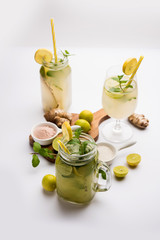Shikanji is lemonade originating from the Punjab/India. Also known as shikanjvi or Nimbu Pani or...