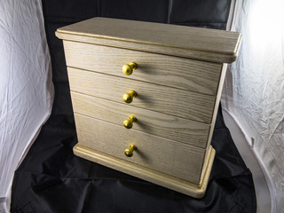Handmade custom mini bureau for jewelry and minor items