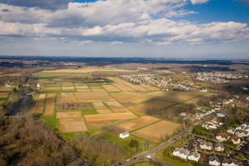 Aerial of Freehold Houses in New Jeresey