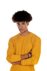 Depressed teenager boy