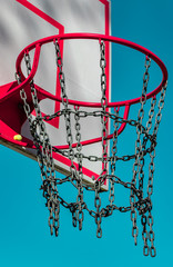 Fototapeta na wymiar basketball hoop