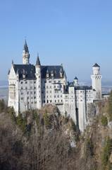 Fototapeta na wymiar a white european castle