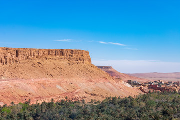 Fototapeta premium Oasis of Tinerhir near Todra Gorge in Morocco
