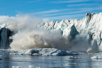 Cold landscapes and icescapes of Svalbard.