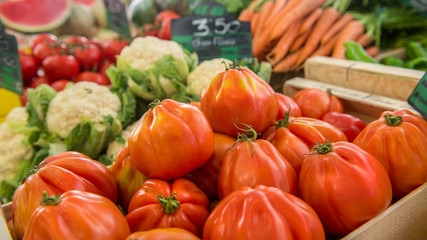 Fototapeta bazar owocowo warzywny obraz