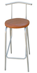 Bar stool isolated on white