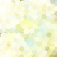 Fototapeta na wymiar Background of pastel yellow, green, white geometric shapes. Mosaic pattern. Vector EPS 10. Vector illustration