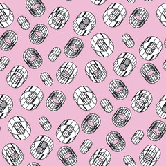 Abstract volumetric seamless pattern