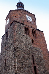 Turm der Doppelkirche in Vetschau