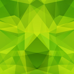 Plakat Abstract geometric style green background. Vector illustration