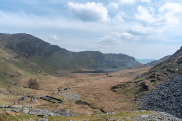 Cwmorthin Terrace and Rhosydd Slate Quarry, Blaenau Ffestiniog
