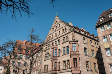Fototapeta na wymiar The old city of Nuremberg - Germany