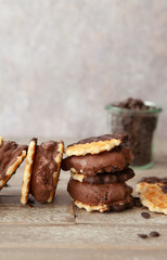 Schokoladen Eiscreme Sandwich