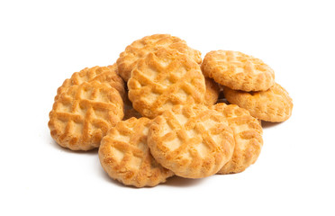 butter cookies isolated