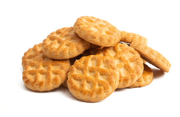 butter cookies isolated