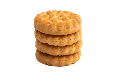 butter cookies isolated