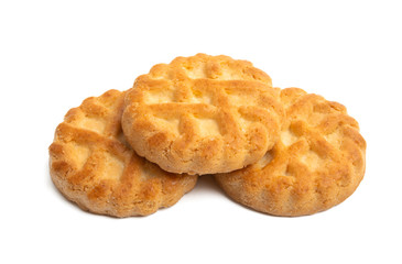 butter cookies isolated