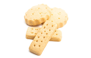butter cookies isolated