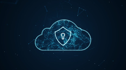 Cloud computing concept.