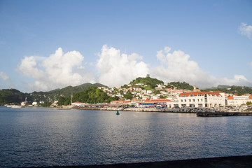 The Carenage, St. George's, Grenada W.I. Caribbean islands 