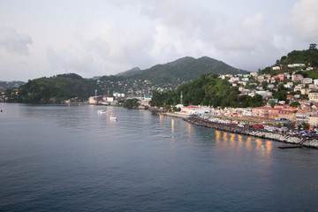 Fototapeta na wymiar The Carenage, St. George's, Grenada W.I. Caribbean islands