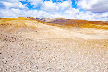 Desert on Fuerteventura Island, Canary Islands, Spain