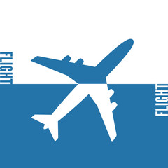 Obraz premium Plane icon vector, solid illustration, concept symbol