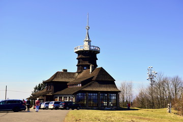 Observation tower on hill