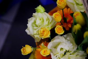 カラフルなブーケ