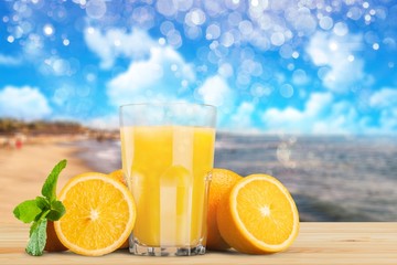 Orange juice.