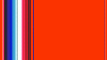 Red Blue Mexican Blanket Serape Stripes Background with Copy Space for Text & Seamless Pattern Tile Swatch Included. Cinco de Mayo Decor or Mexican Restaurant Menu Backdrop. 9:16 Aspect Ratio HD Forma