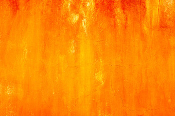Beautiful old red brown orange rust plaster Moroccan tadelakt wallpaper background texture.