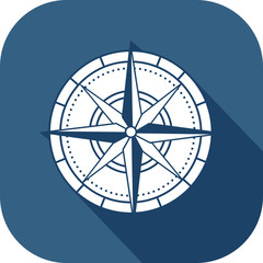 Colored compass icon