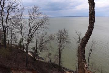 Cliffside Riverview With Storm Clouds