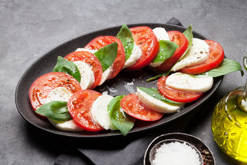 Delicious italian caprese salad