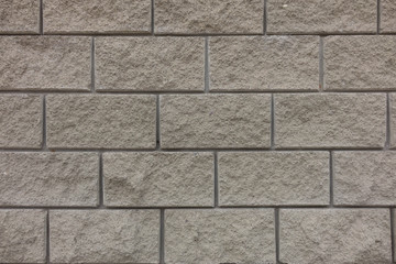 Old white brick wall background texture close up.