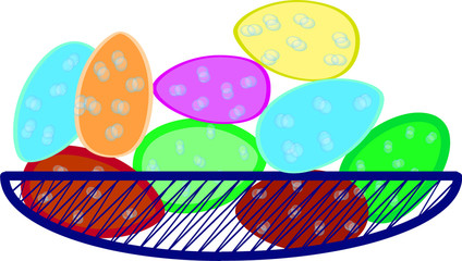 painted eggs