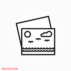 PIcture icon graphic design vector sign symbol for design