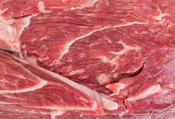 Fresh beef steak texture, background or pattern