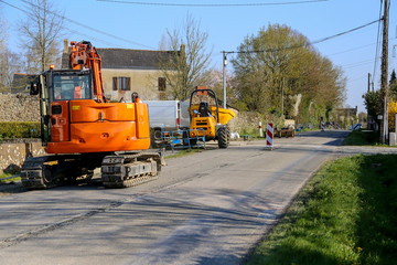 travaux publics / réfection de la chaussée