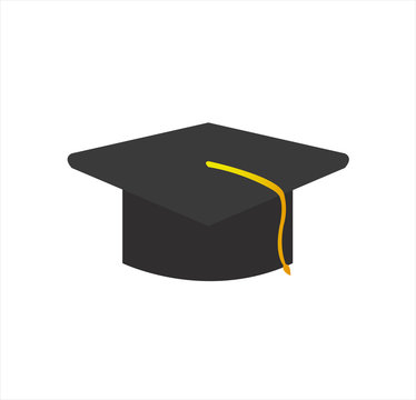 vector image of graduation hat of school and education