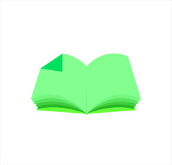 vector image of book for education and university