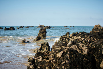 beach in spain , natural and beauty