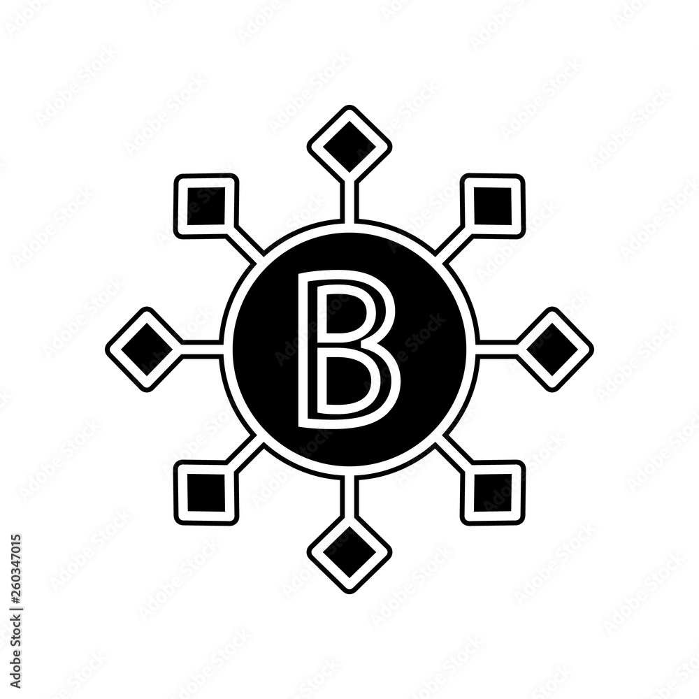 Poster b vitamins icon. element of blood donation for mobile concept and web apps icon. glyph, flat icon fo
