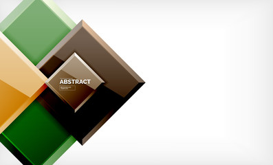 Square geometrical background