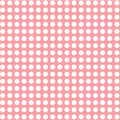 White circles on rose background   